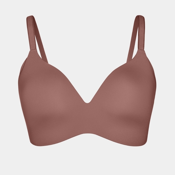 KNIX Wing Woman Contour Bra Size 8 Brown Color Wireless - Picture 2 of 12